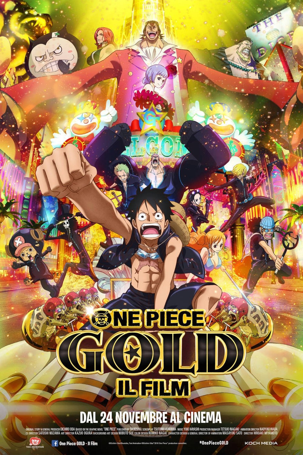Locandina di One Piece Gold - Il film