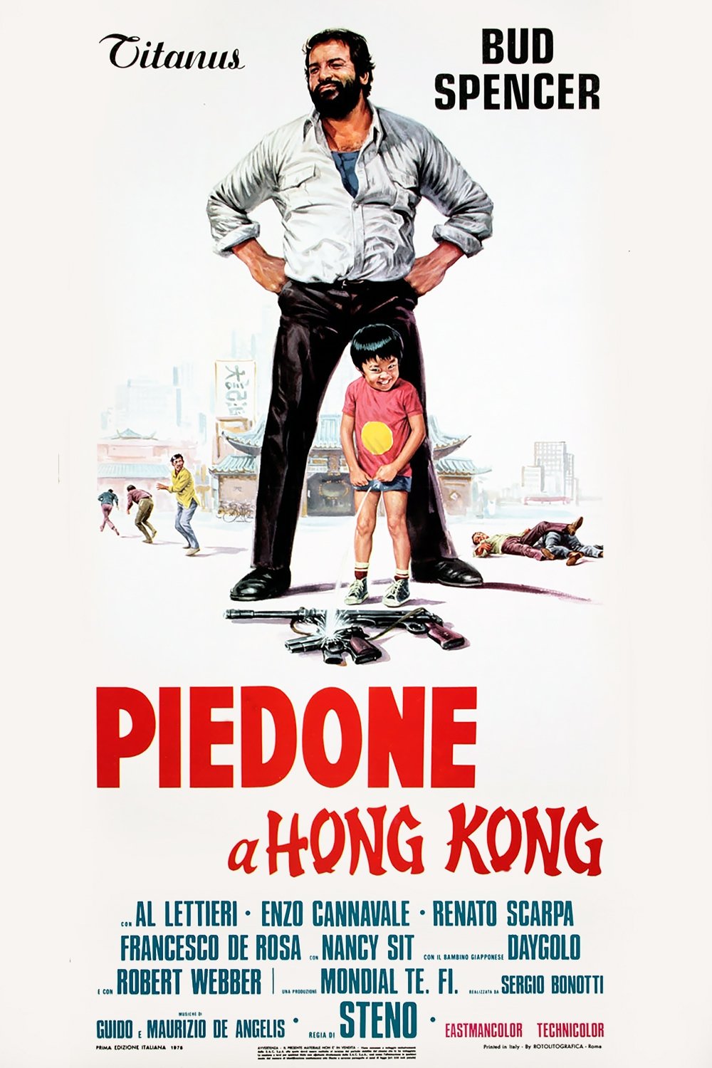 Locandina di Piedone a Hong Kong