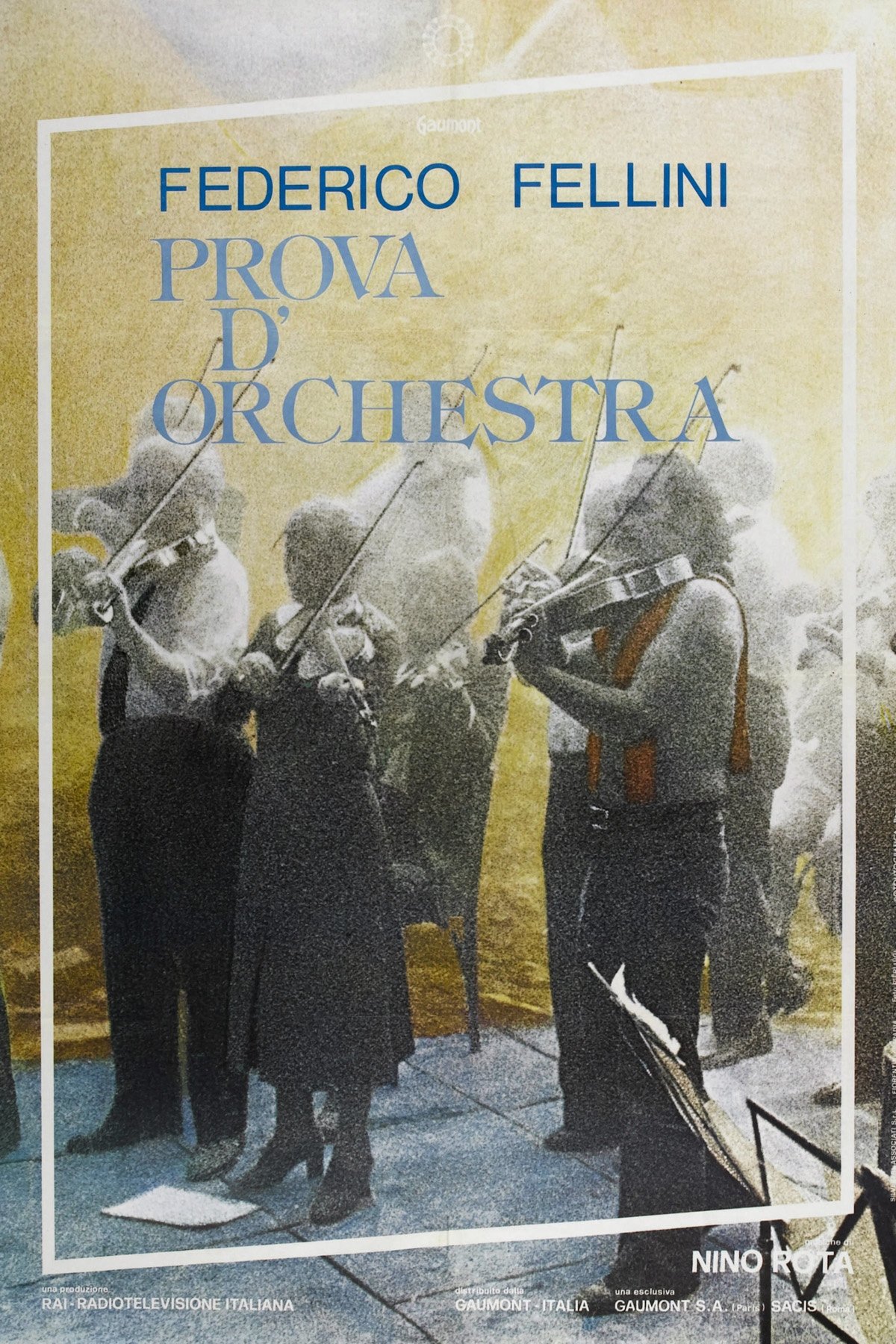 Locandina di Prova d'orchestra
