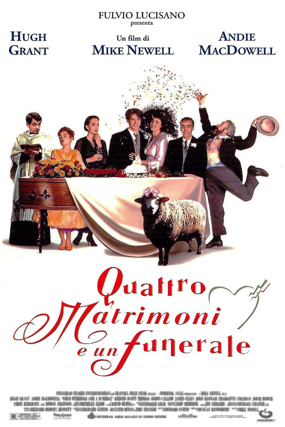 Locandina di Quattro matrimoni e un funerale