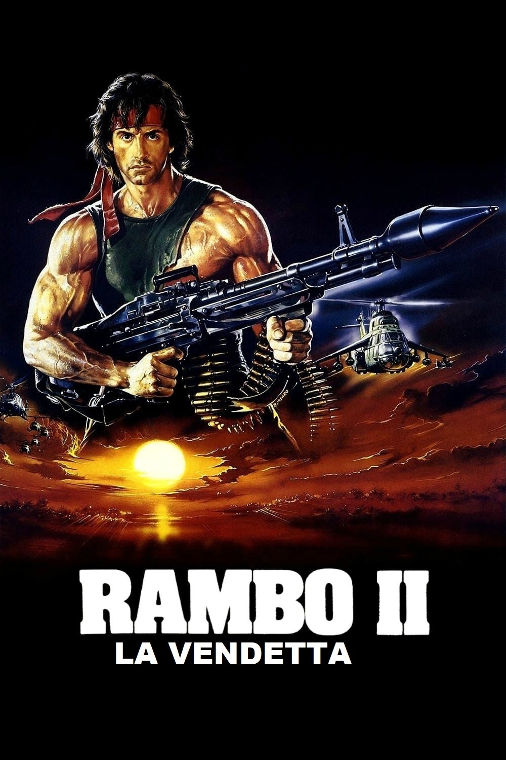Locandina di Rambo 2 - La vendetta