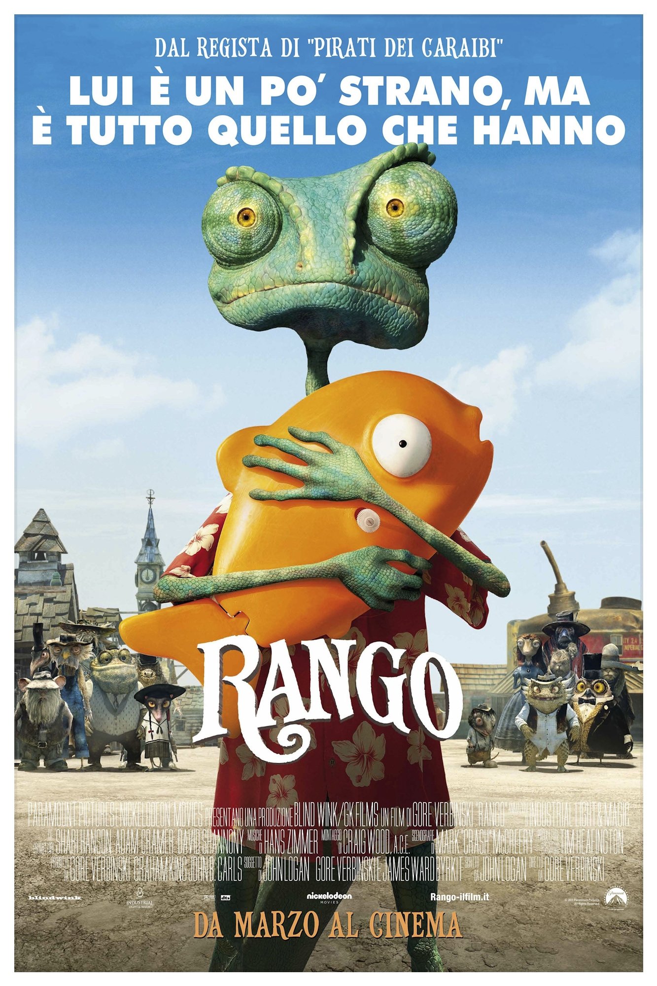 Locandina di Rango