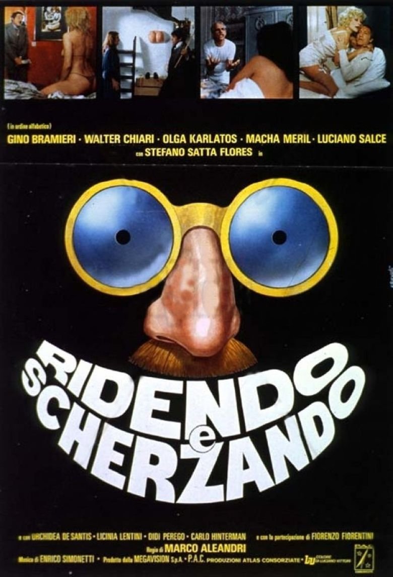 Locandina di Ridendo e scherzando