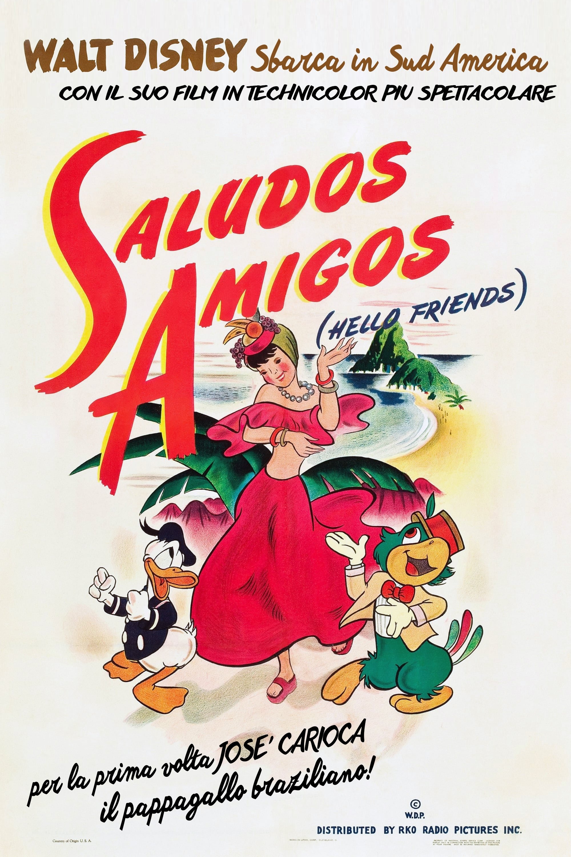 Locandina di Saludos Amigos