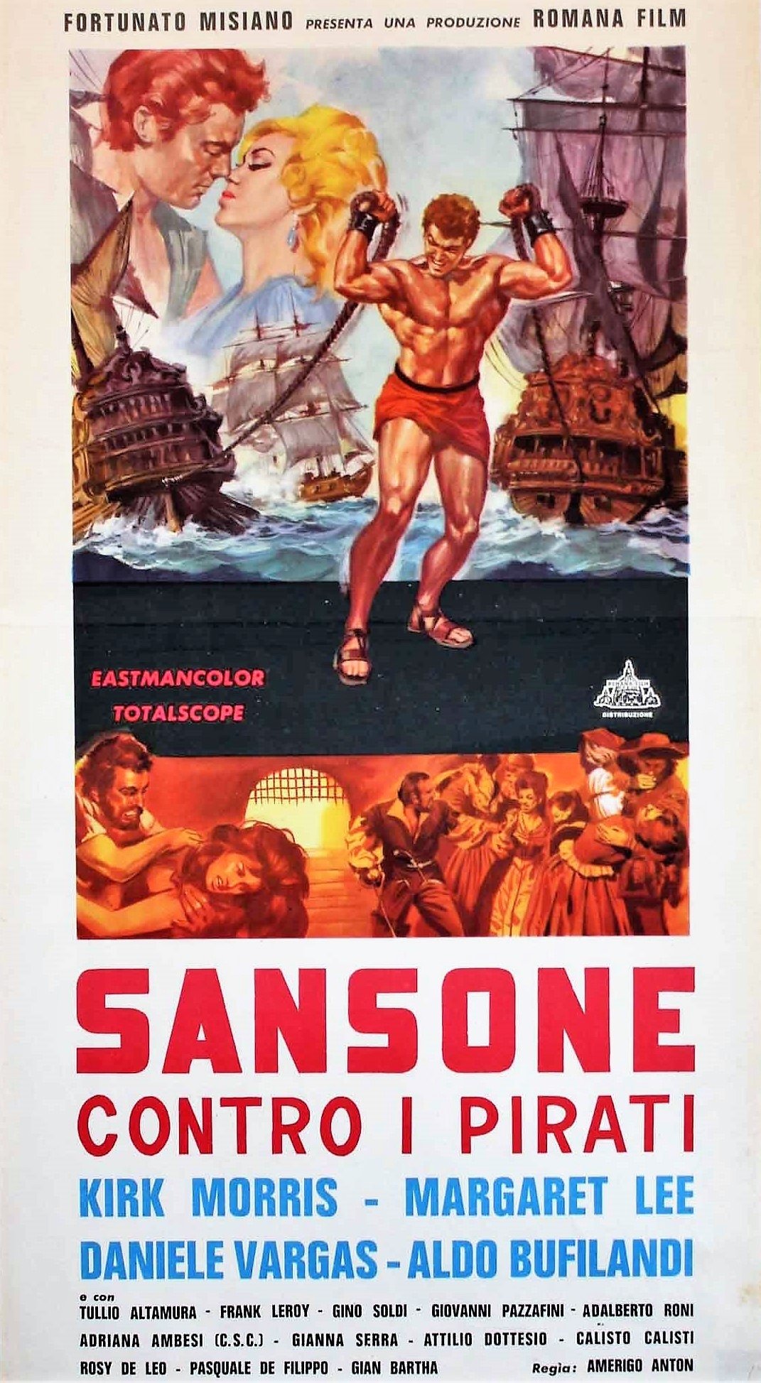 Locandina di Sansone contro i pirati