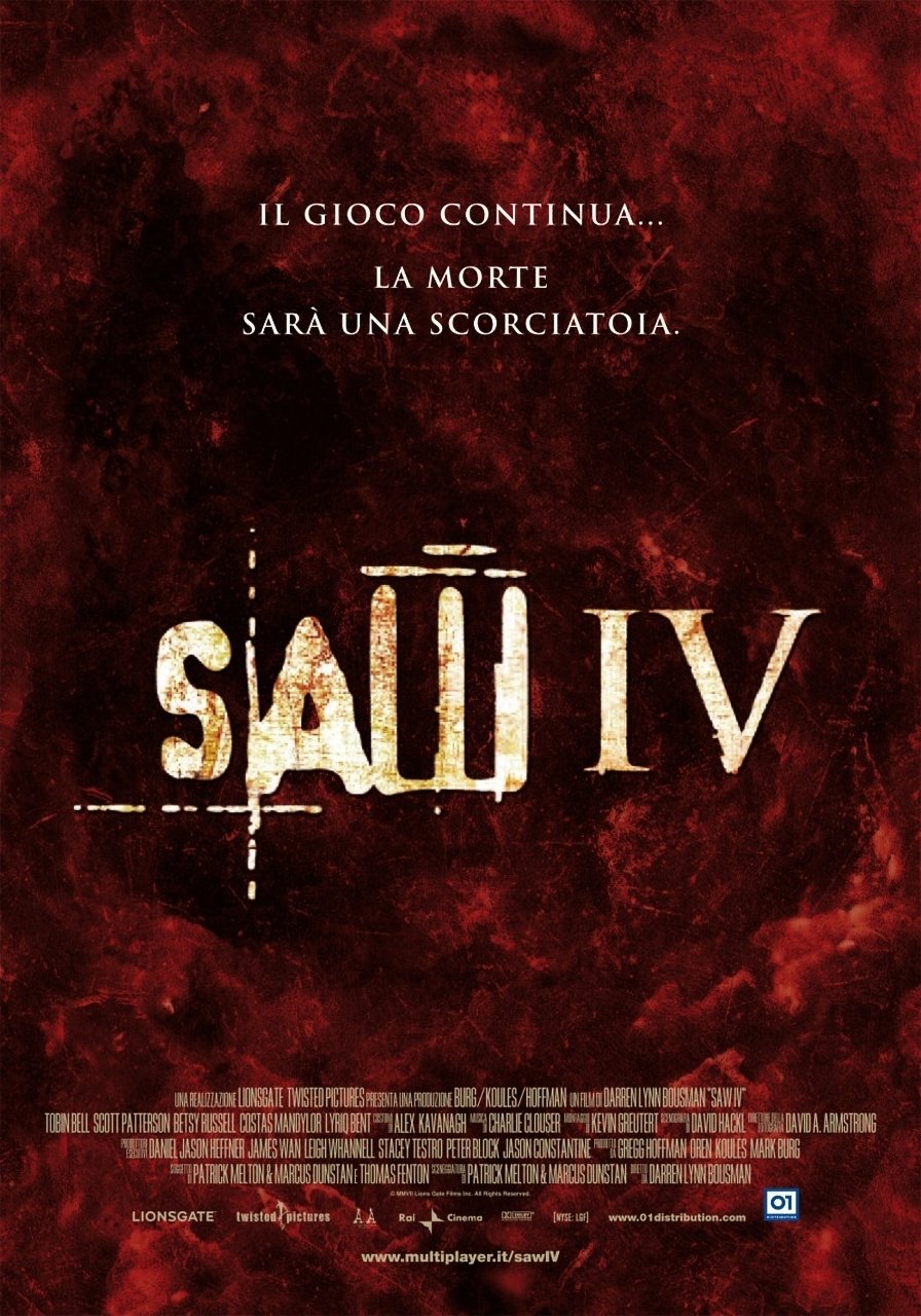 Locandina di Saw IV - Il gioco continua