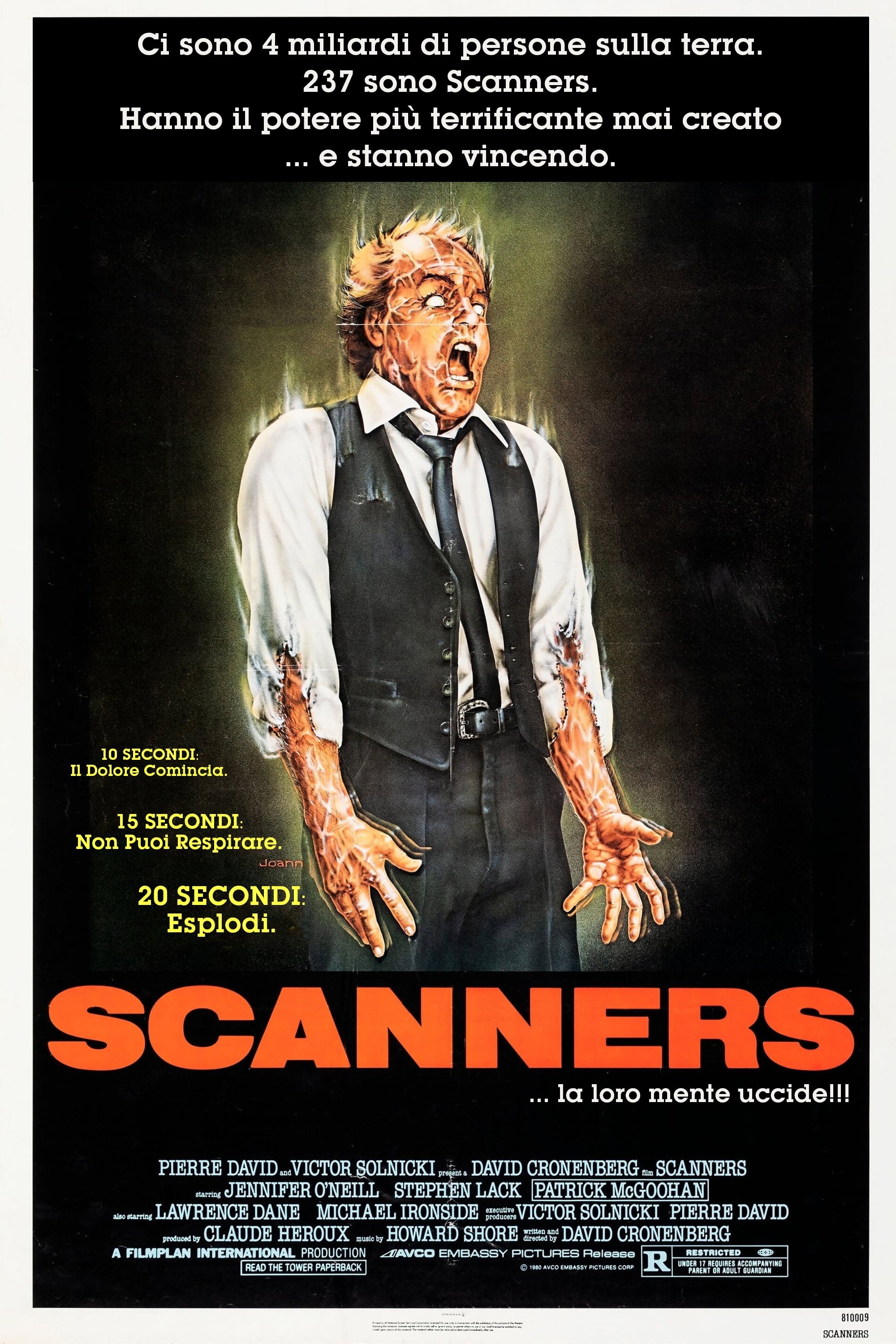 Locandina di Scanners