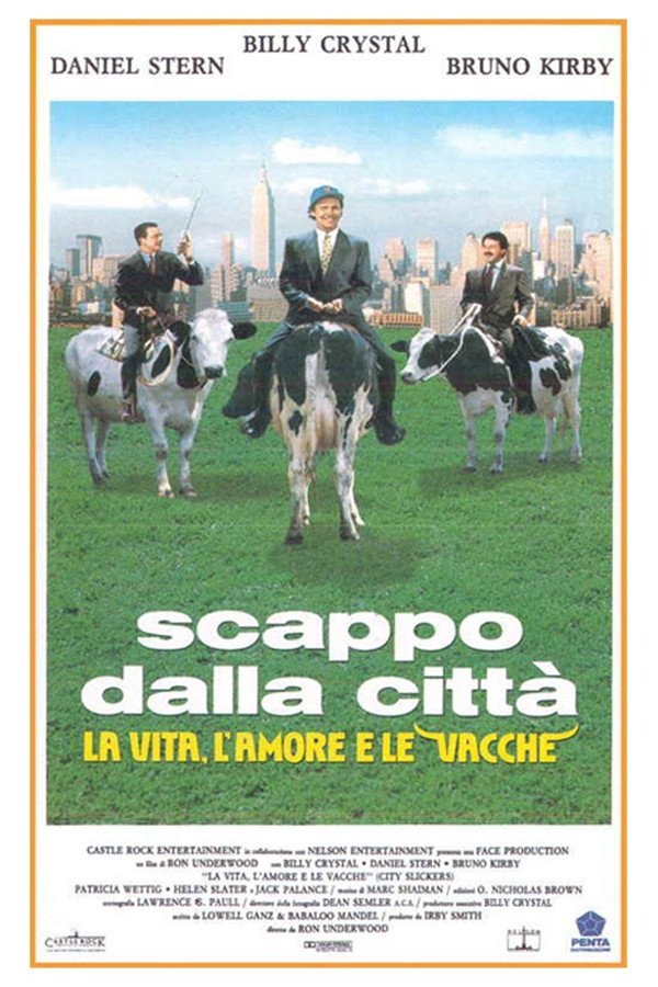 Locandina di Scappo dalla città - La vita, l'amore e le vacche