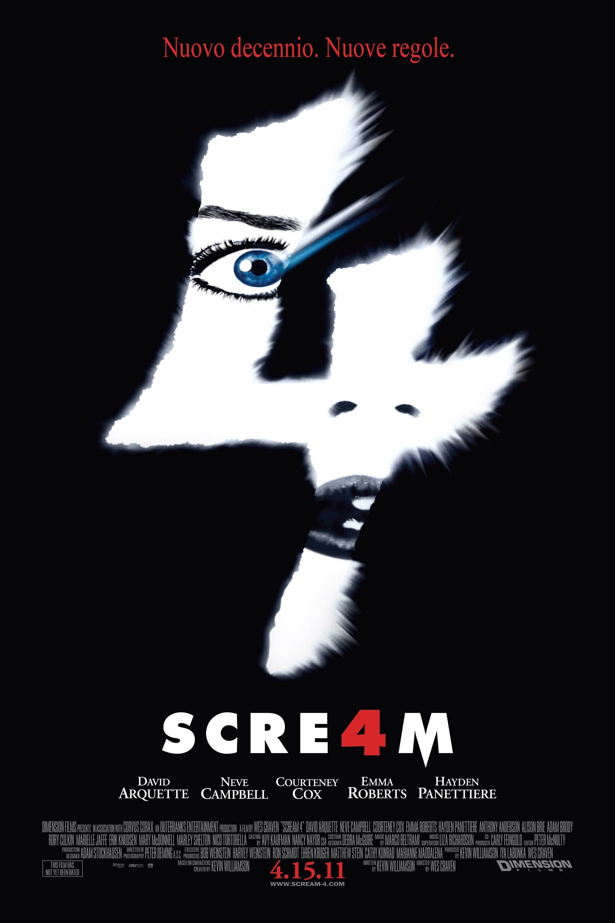 Locandina di Scream 4
