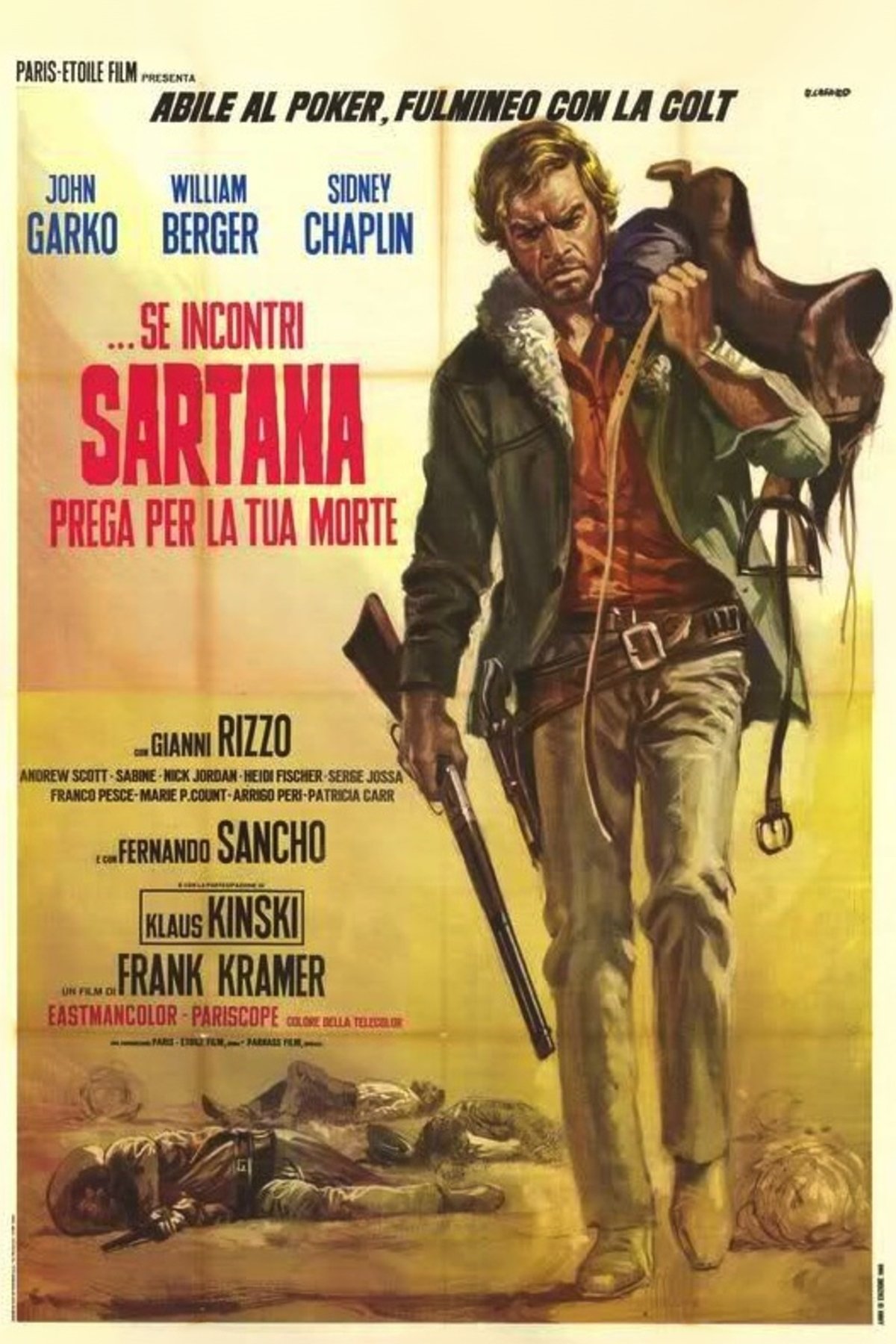 Locandina di Se incontri Sartana prega per la tua morte