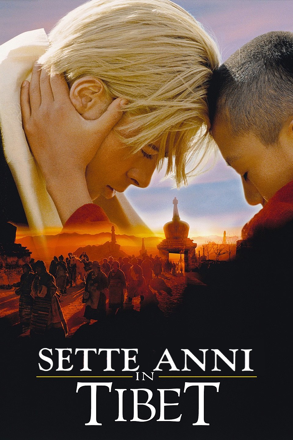 Locandina di Sette anni in Tibet