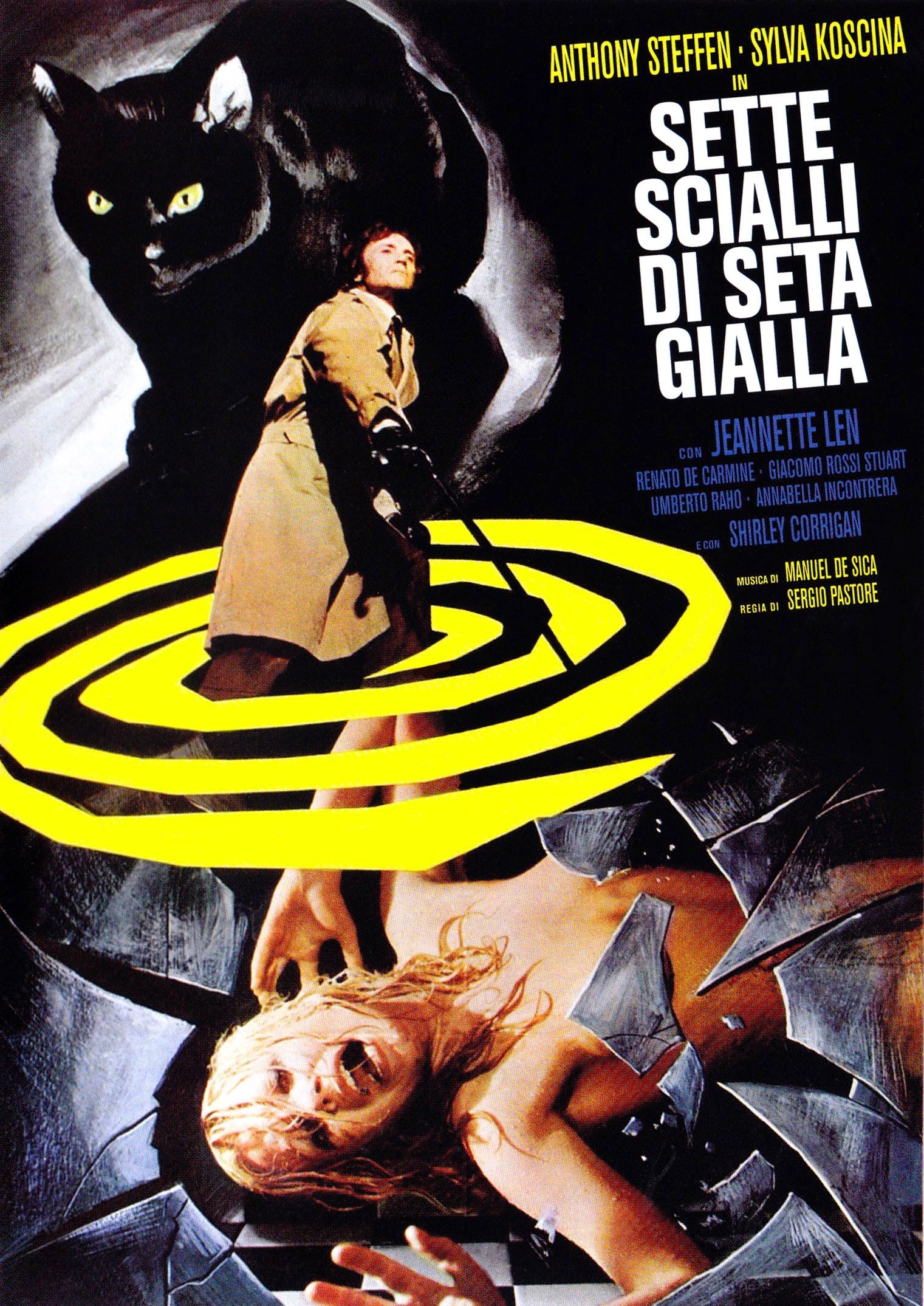 Locandina di Sette scialli di seta gialla