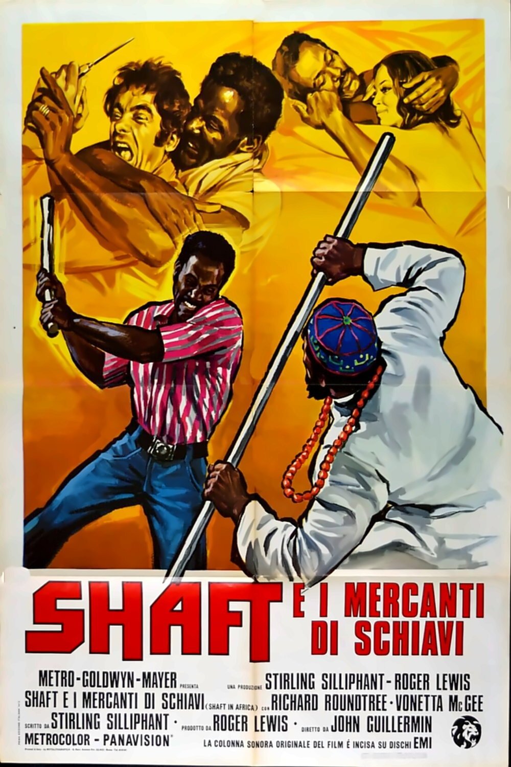Locandina di Shaft e i mercanti di schiavi