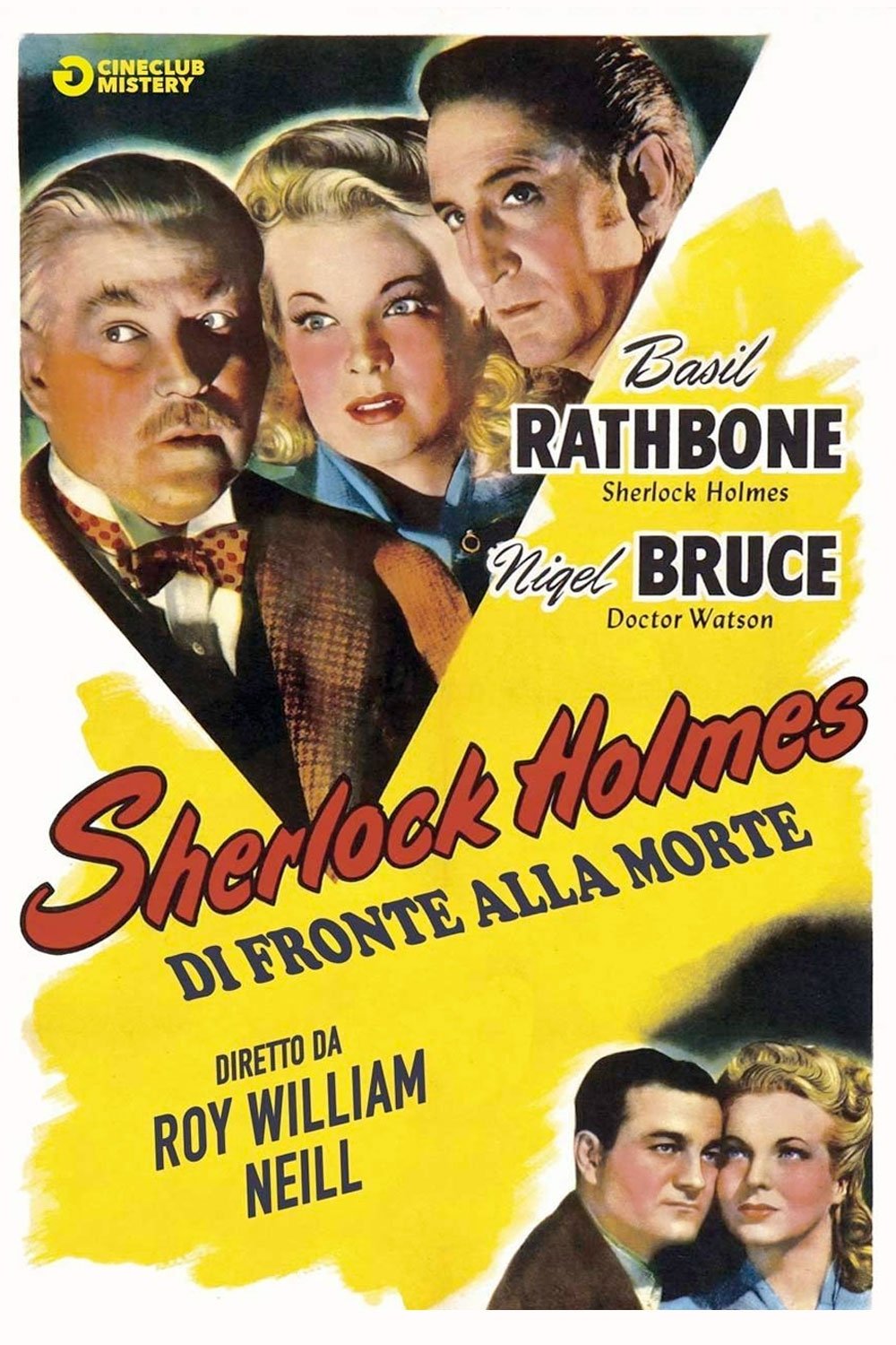 Locandina di Sherlock Holmes di fronte alla morte