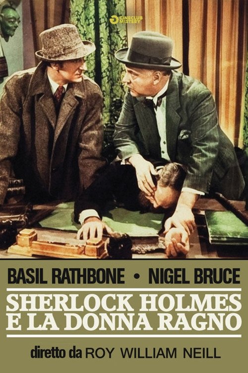 Locandina di Sherlock Holmes e la donna ragno