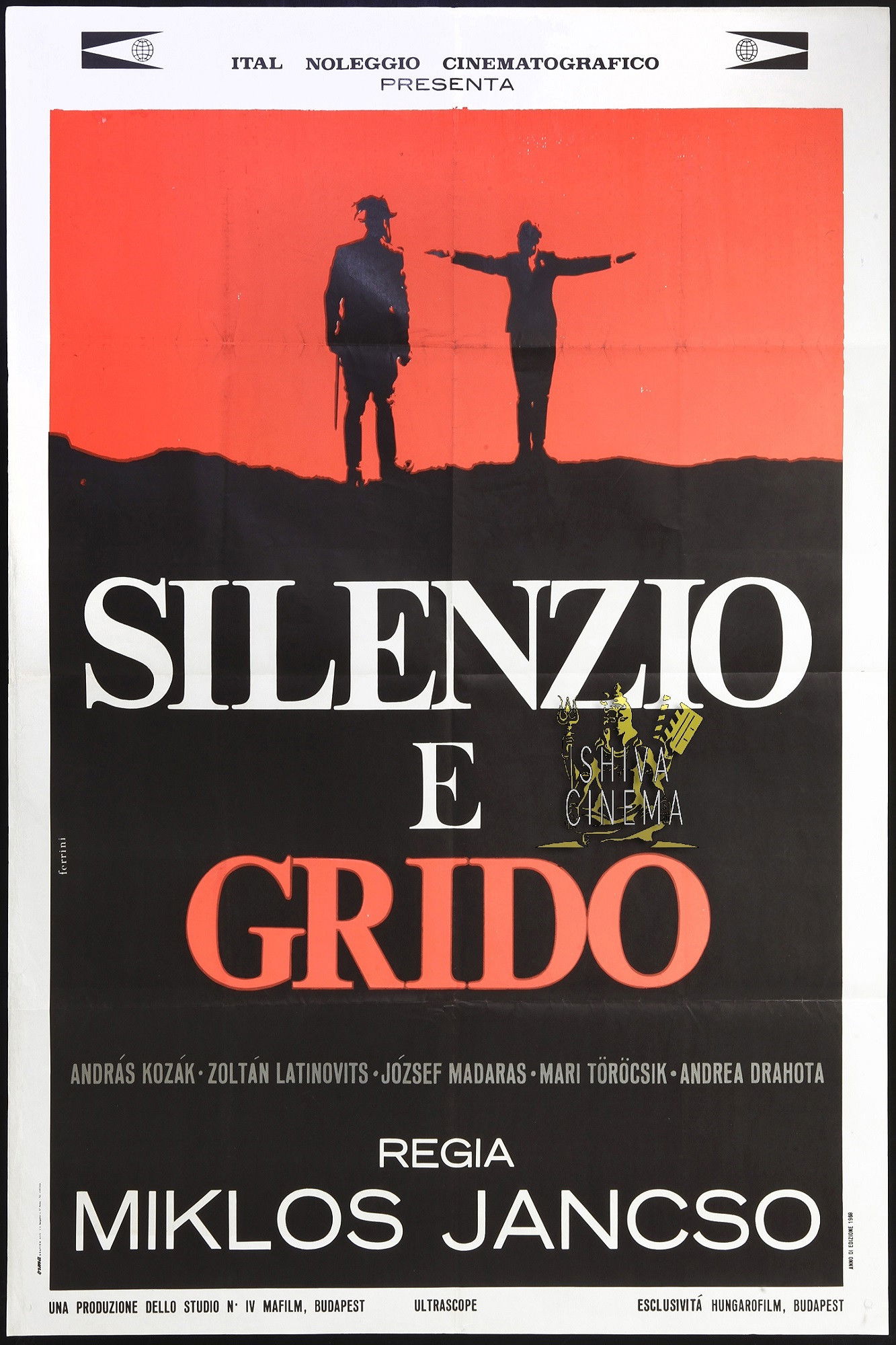 Locandina di Silenzio e grido