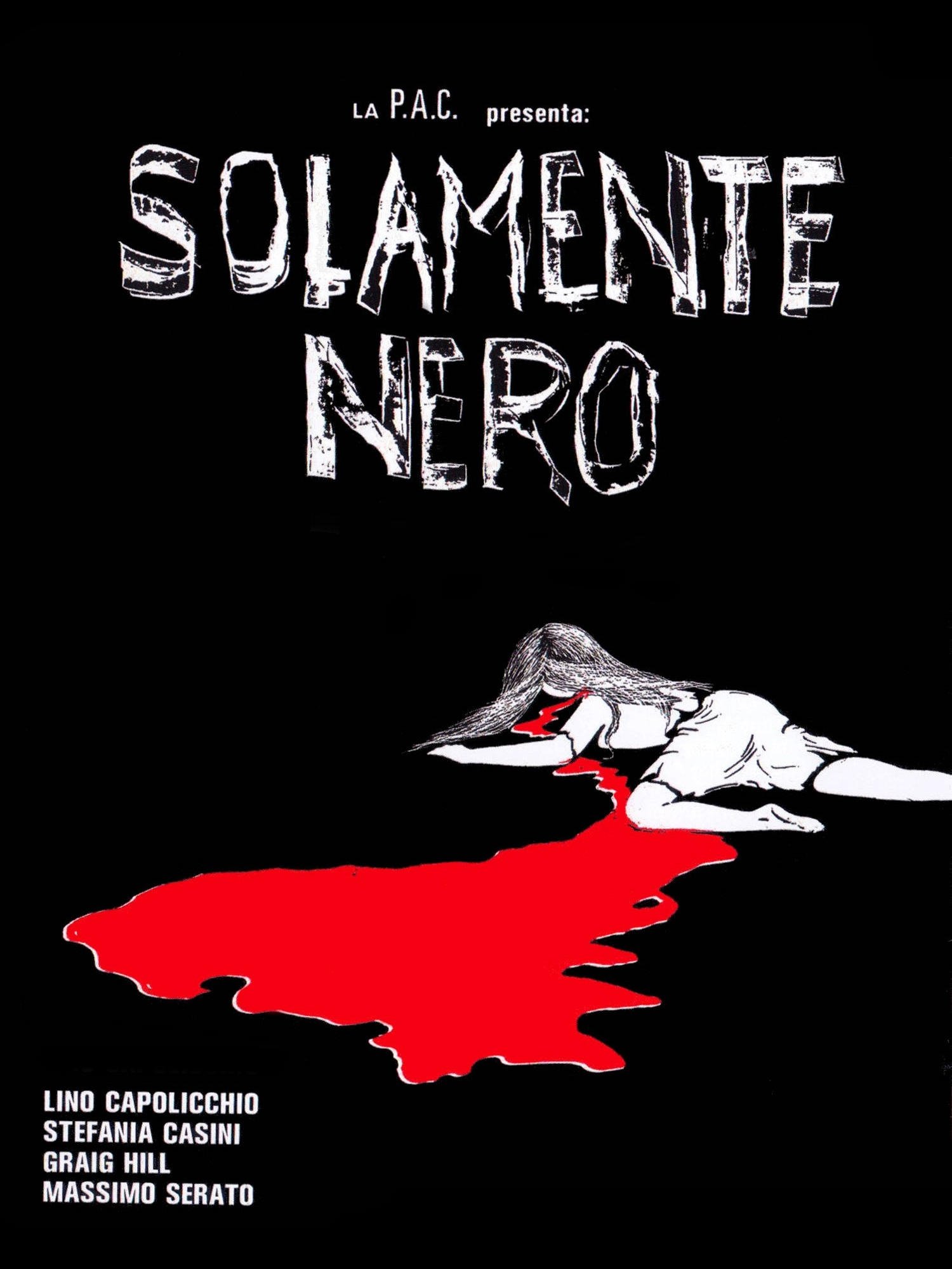 Locandina di Solamente nero