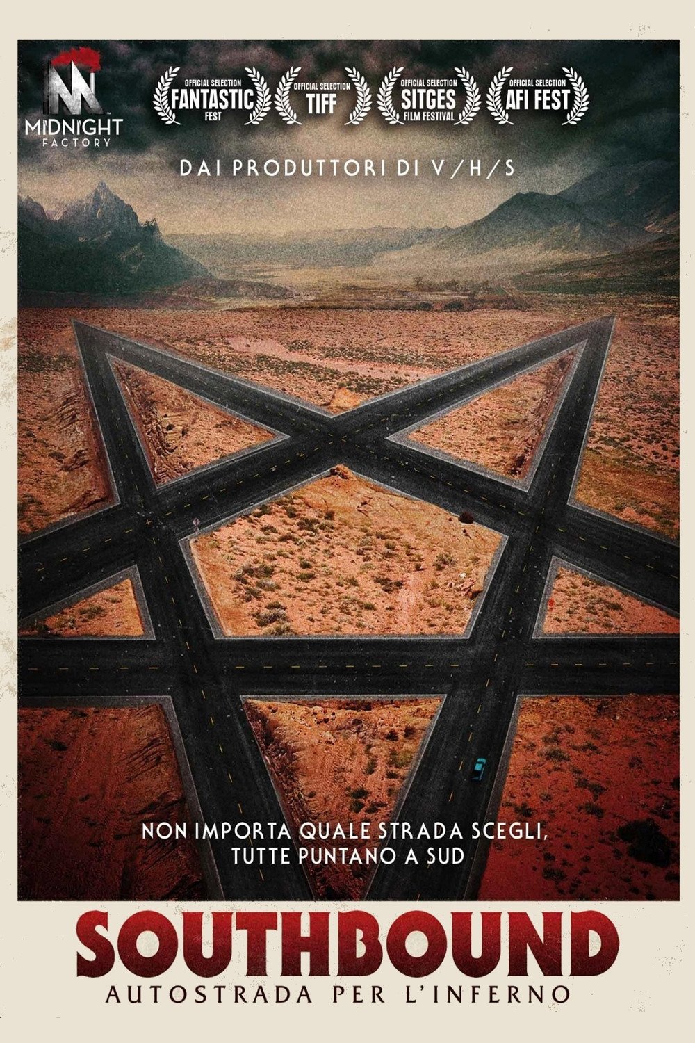 Locandina di Southbound - Autostrada per l'inferno