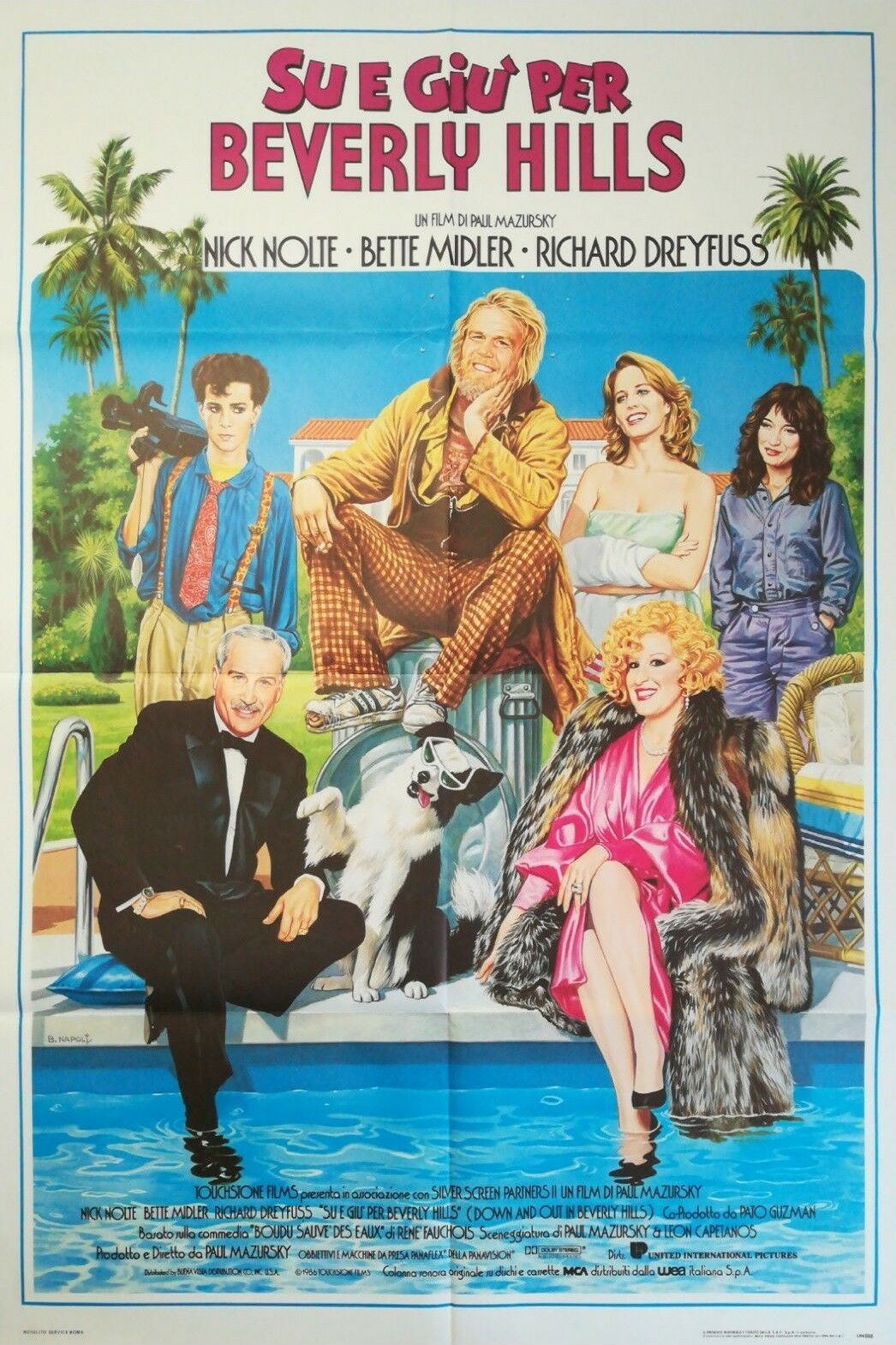 Locandina di Su e giù per Beverly Hills