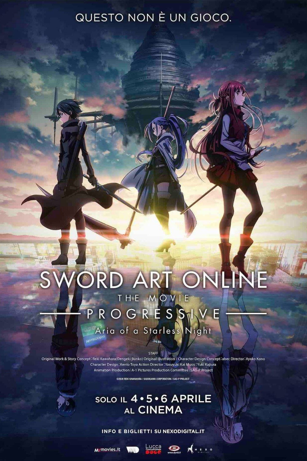 Locandina di Sword Art Online The Movie: Progressive - Aria of a Starless Night