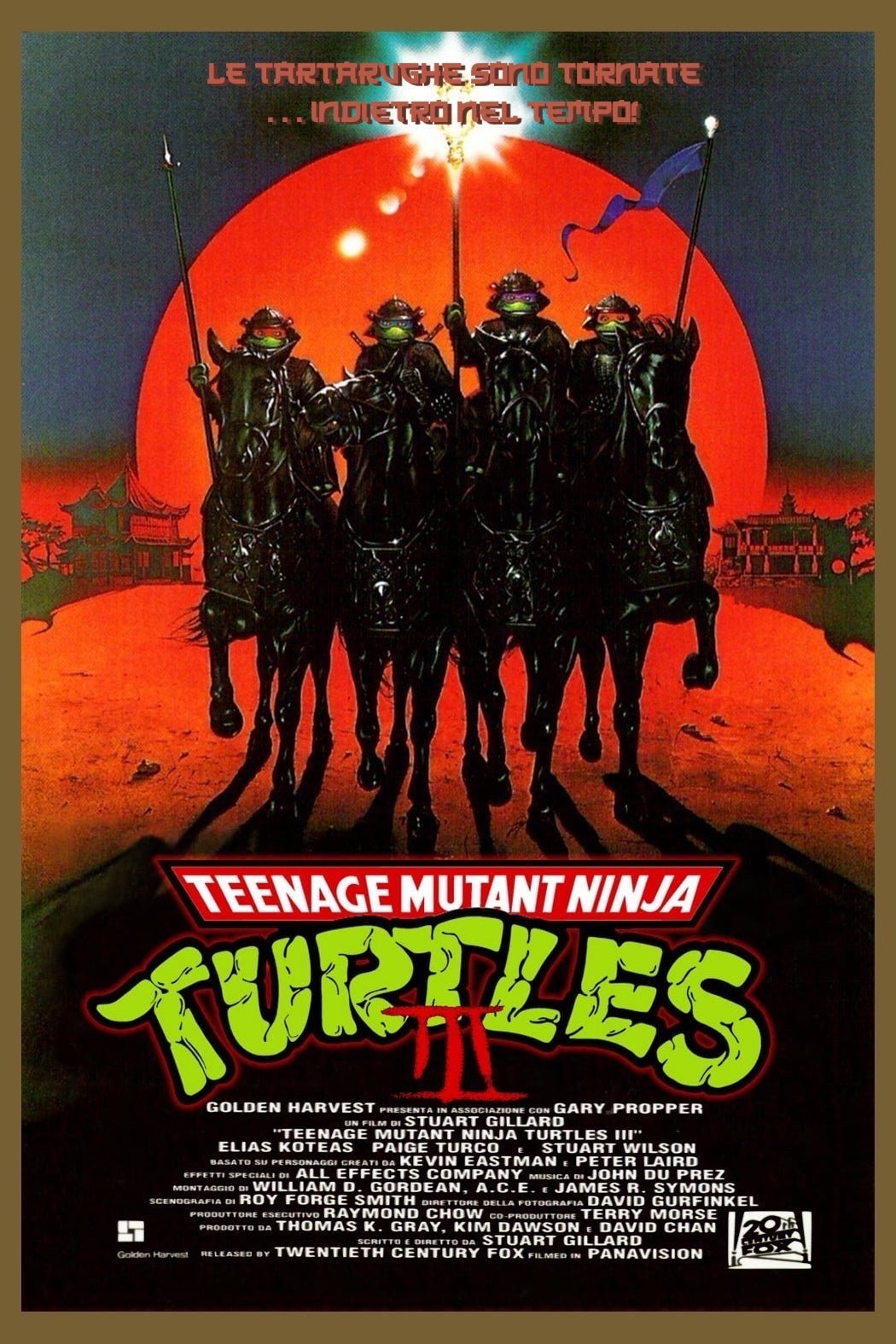 Locandina di Tartarughe Ninja III