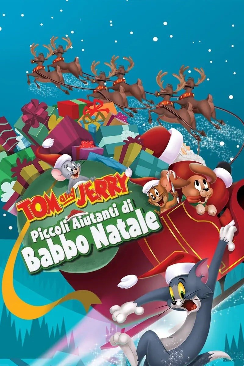 Locandina di Tom & Jerry: Piccoli aiutanti di Babbo Natale