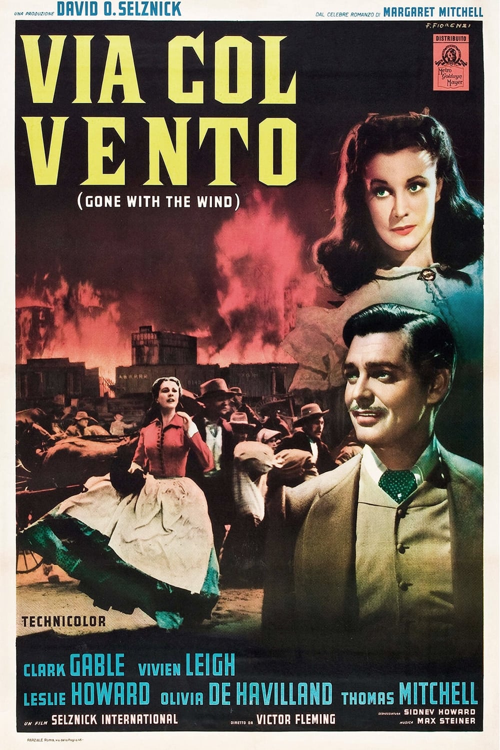 Locandina di Via col vento