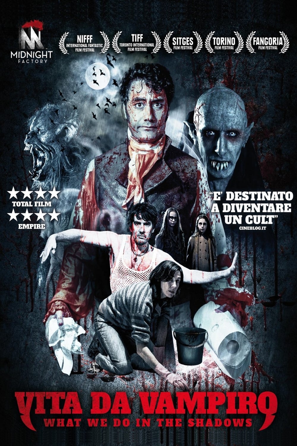 Locandina di Vita da vampiro - What We Do in the Shadows