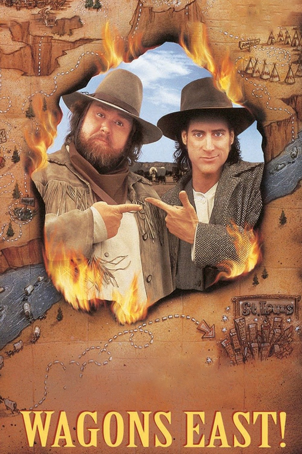 Locandina di Wagons East!