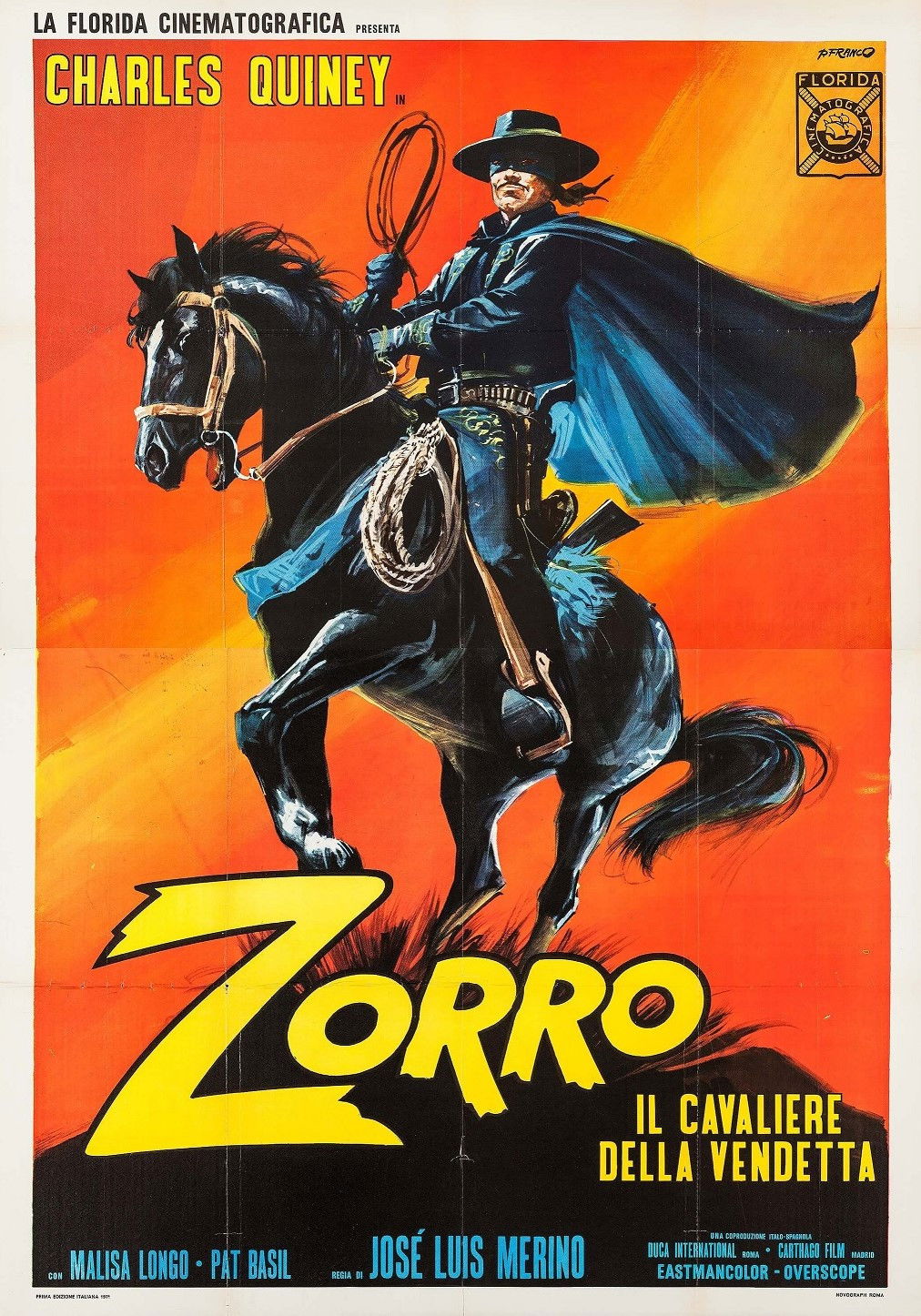 Locandina di Zorro il cavaliere della vendetta